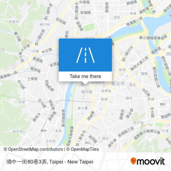 僑中一街80巷3弄地圖