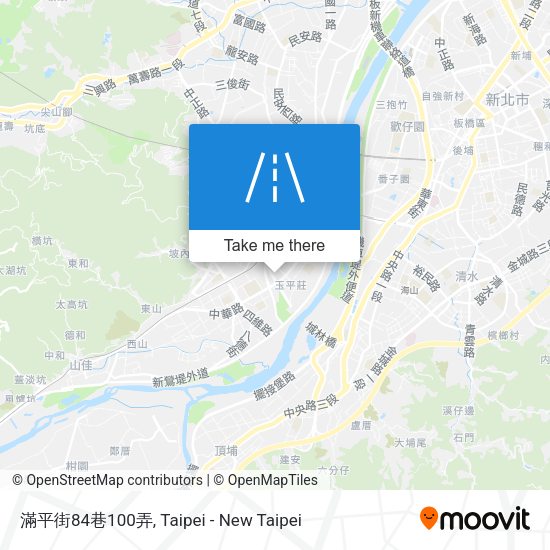 滿平街84巷100弄地圖