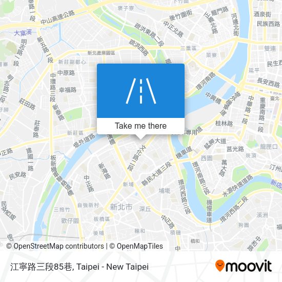江寧路三段85巷地圖