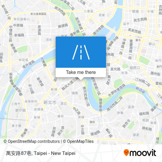 萬安路87巷地圖