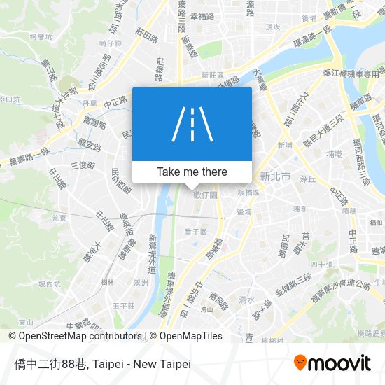 僑中二街88巷 map