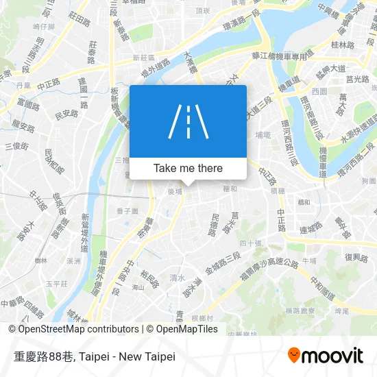 重慶路88巷 map