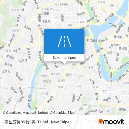 漢生西路89巷3弄地圖