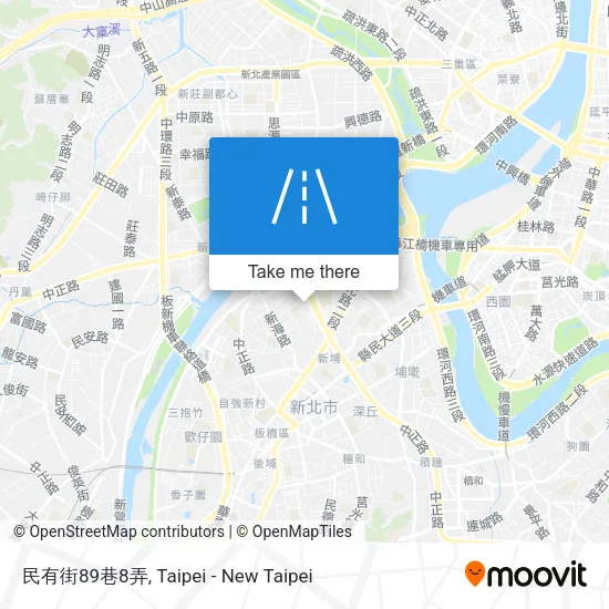 民有街89巷8弄 map