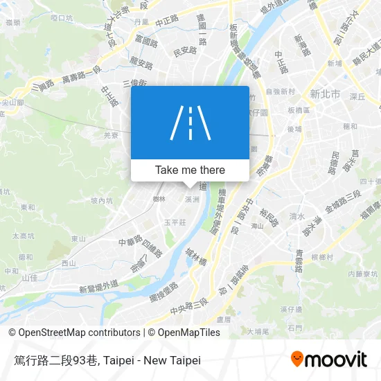 篤行路二段93巷地圖