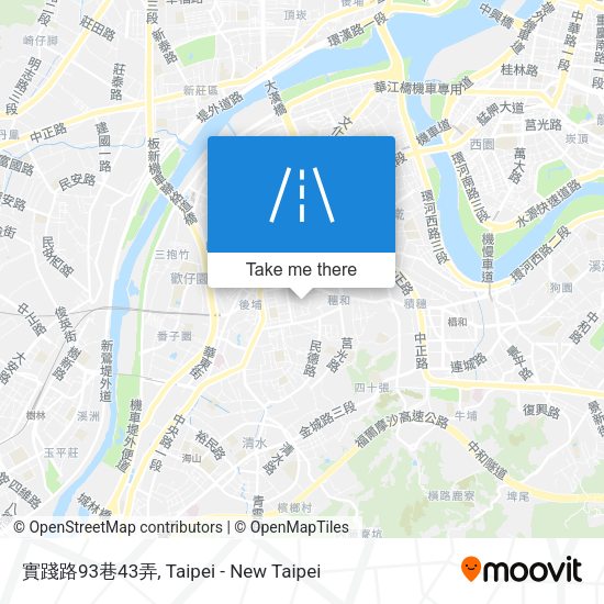 實踐路93巷43弄 map