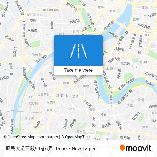 縣民大道三段93巷6弄地圖