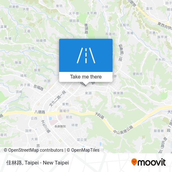 佳林路地圖