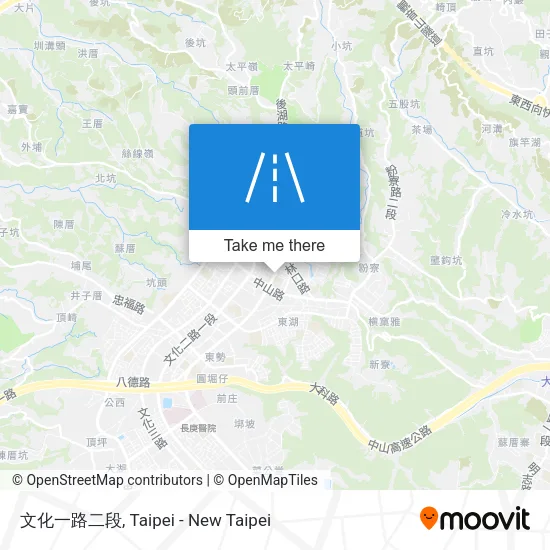 文化一路二段地圖