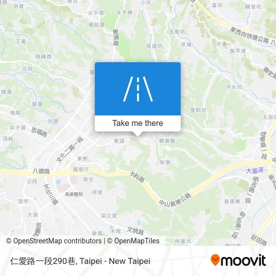 仁愛路一段290巷 map