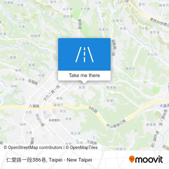 仁愛路一段386巷 map