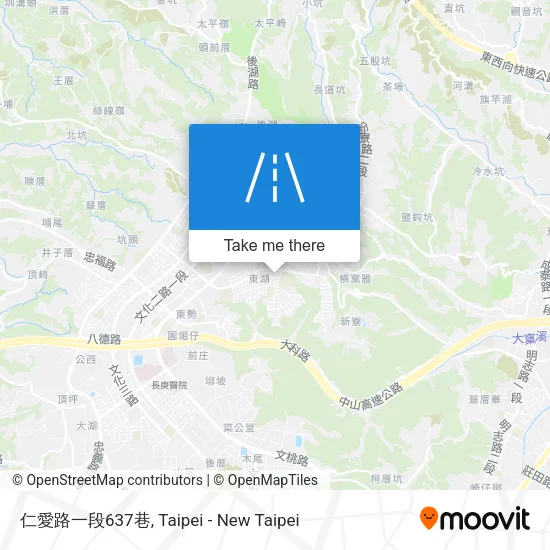 仁愛路一段637巷 map