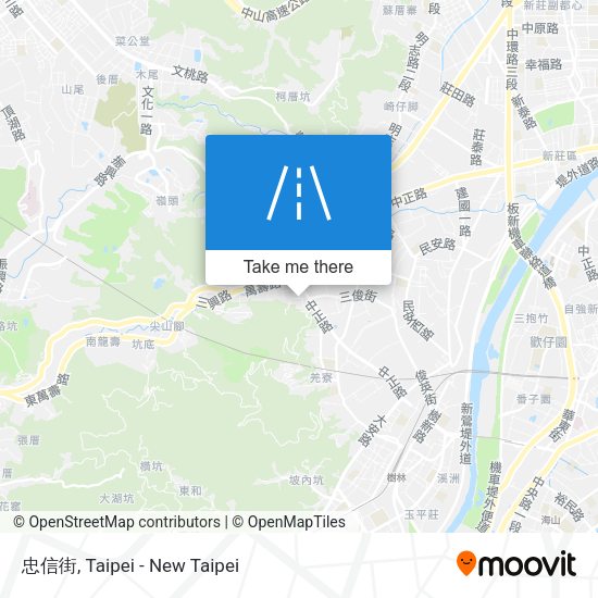 忠信街 map