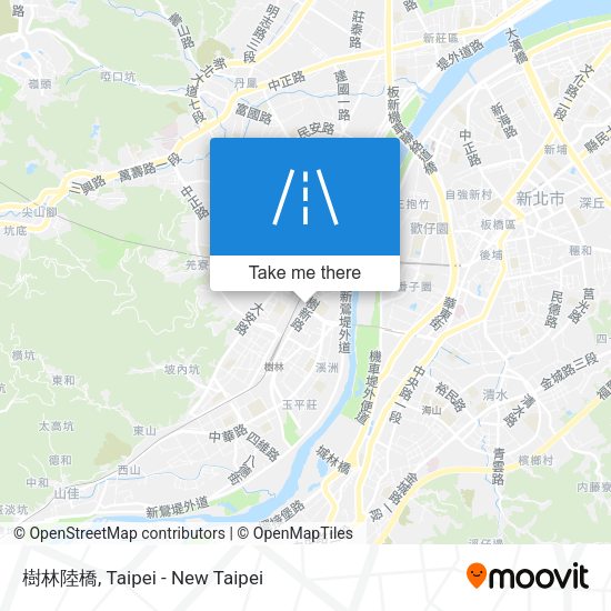 樹林陸橋 map