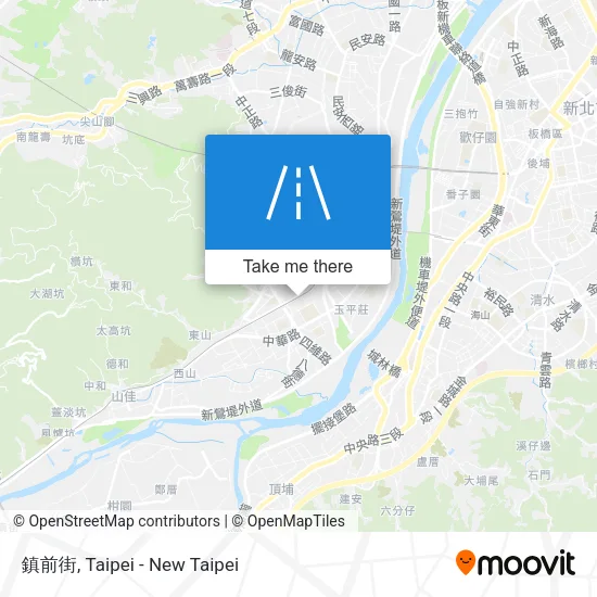 鎮前街 map