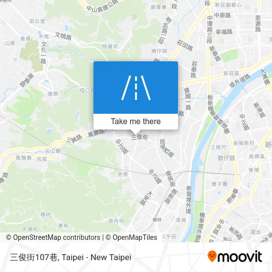 三俊街107巷地圖