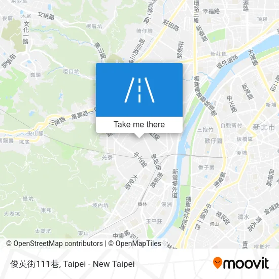 俊英街111巷地圖
