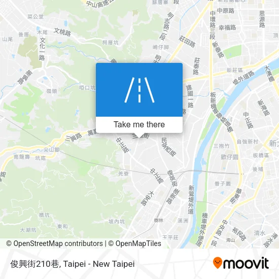 俊興街210巷地圖
