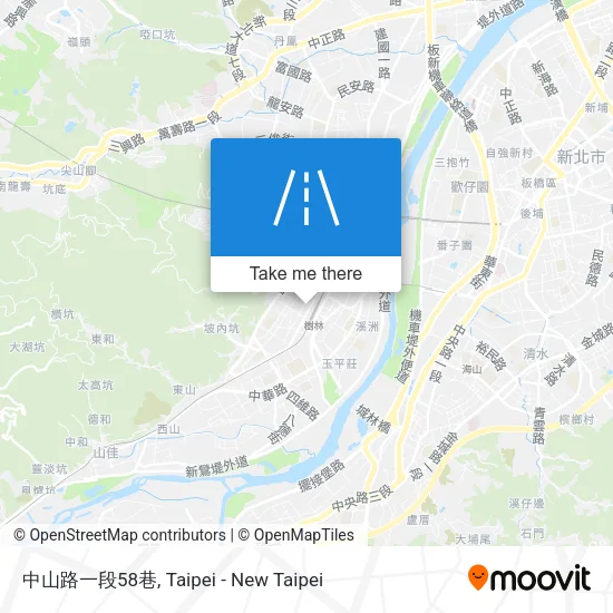 中山路一段58巷地圖