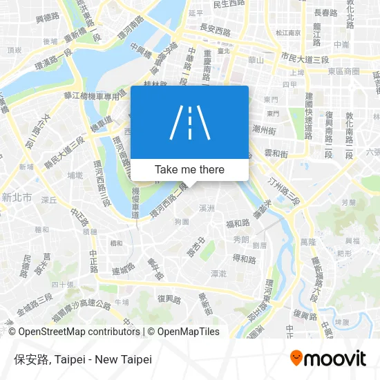 保安路 map