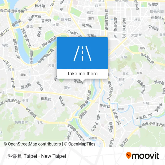厚德街 map