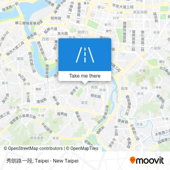 秀朗路一段地圖