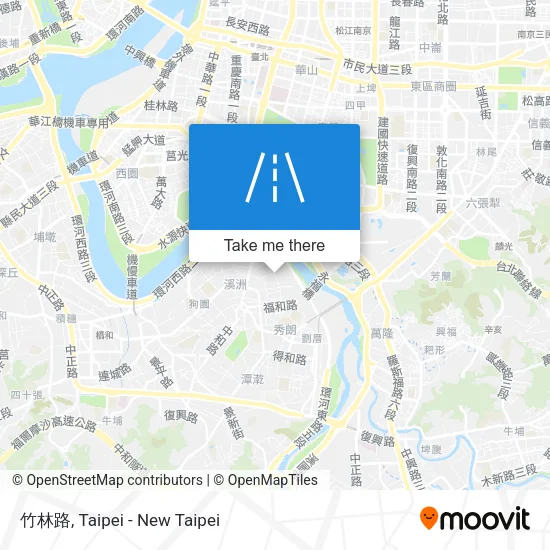竹林路 map