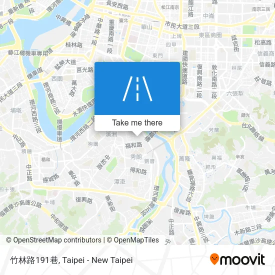 竹林路191巷地圖