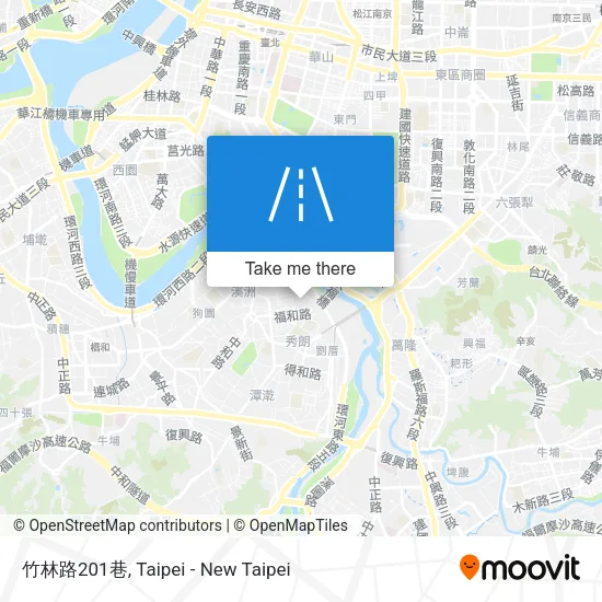 竹林路201巷地圖