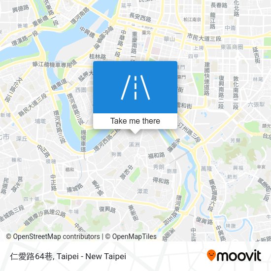 仁愛路64巷 map