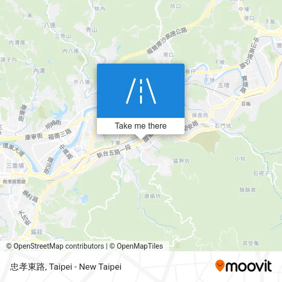 忠孝東路 map