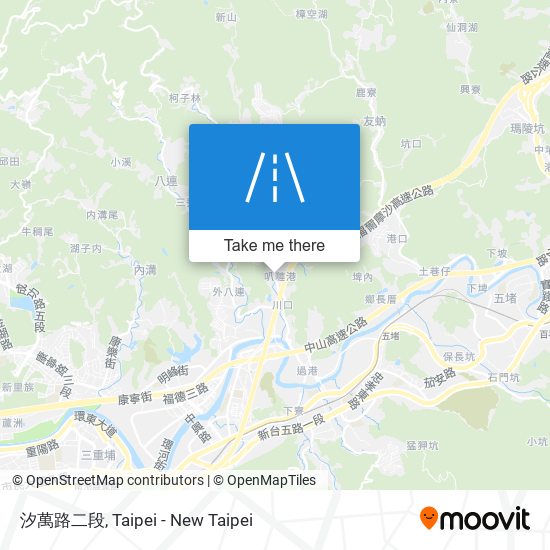 汐萬路二段 map