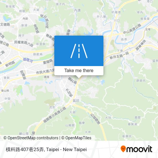 橫科路407巷25弄地圖