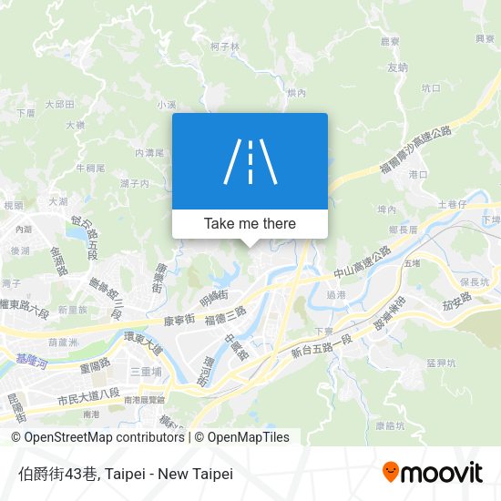 伯爵街43巷地圖