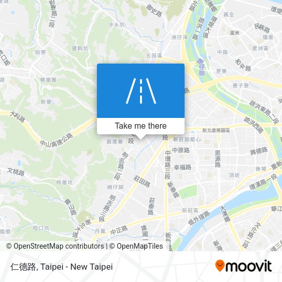 仁德路 map