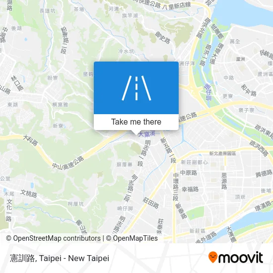 憲訓路地圖