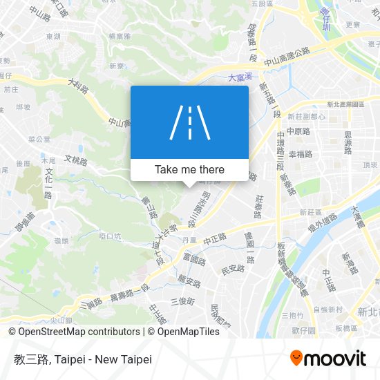 教三路 map