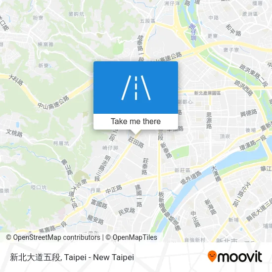 新北大道五段地圖