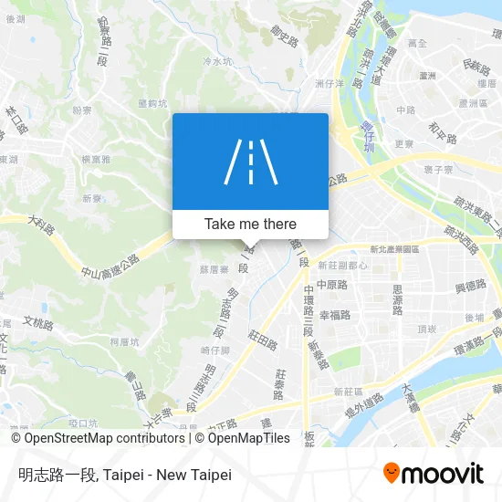 明志路一段地圖