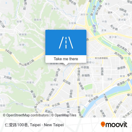 仁愛路100巷地圖