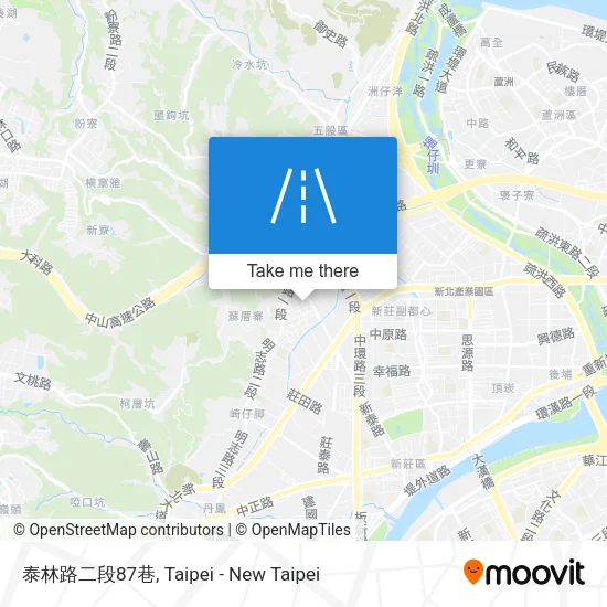 泰林路二段87巷地圖