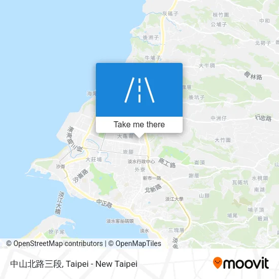 中山北路三段 map