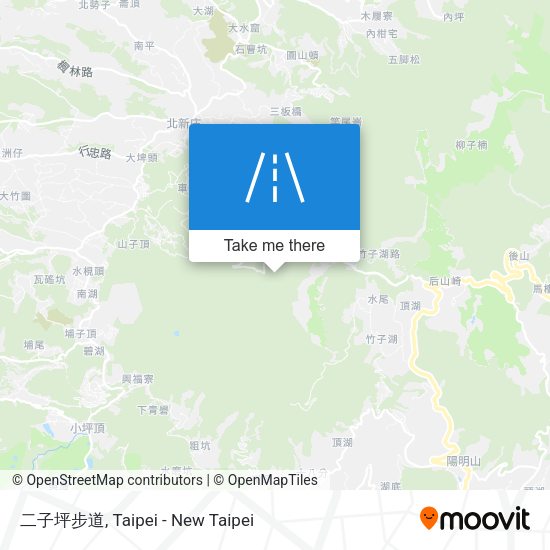 二子坪步道 map