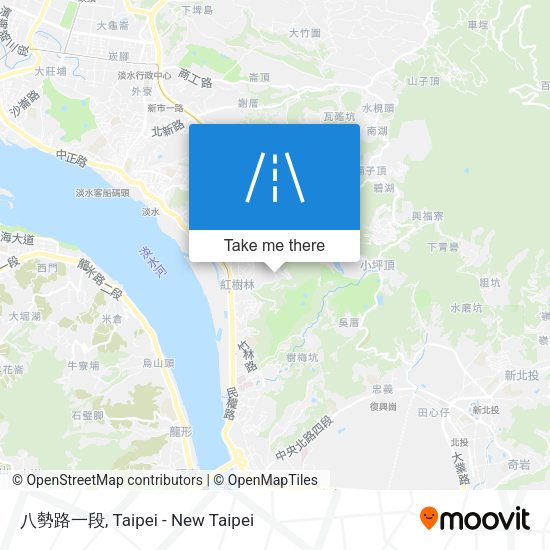 八勢路一段地圖