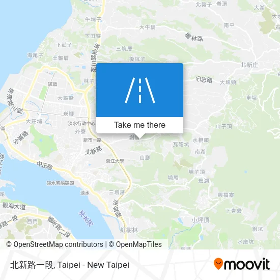 北新路一段地圖