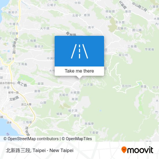 北新路三段地圖