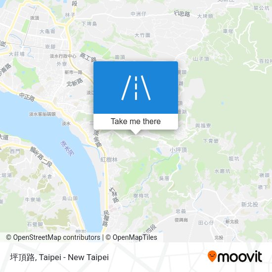 坪頂路地圖