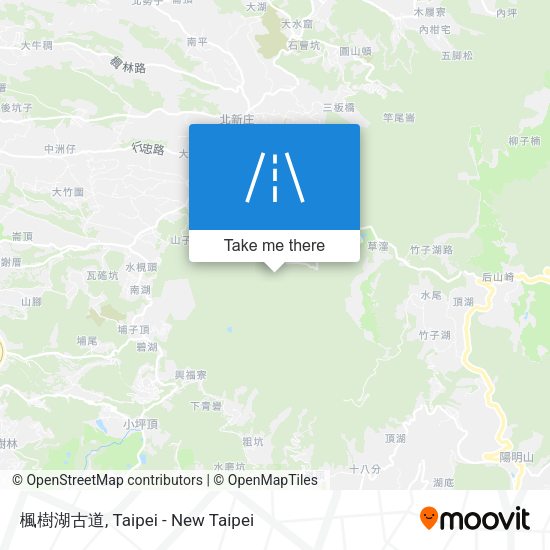 楓樹湖古道地圖