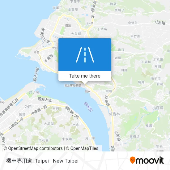 機車專用道 map