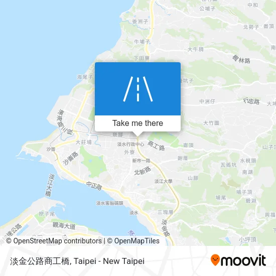 淡金公路商工橋 map